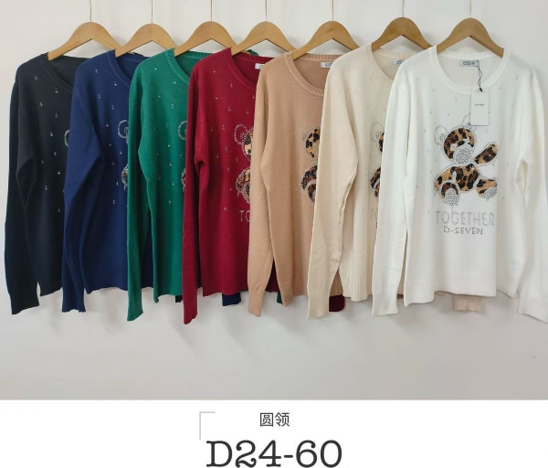Bluzki damska Roz Standard,  Mix Kolor  Paczka 10 szt